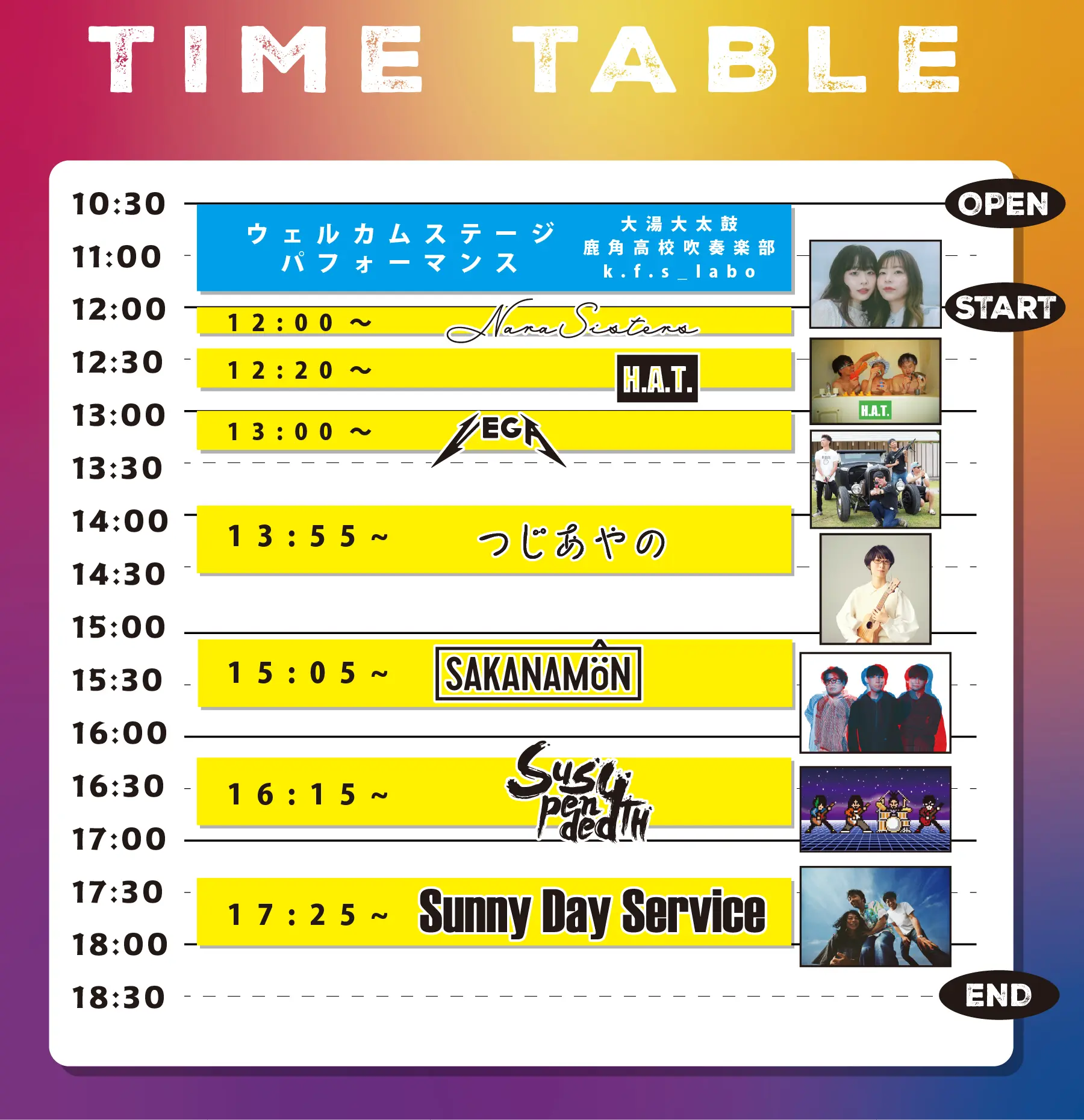 タイムテーブル